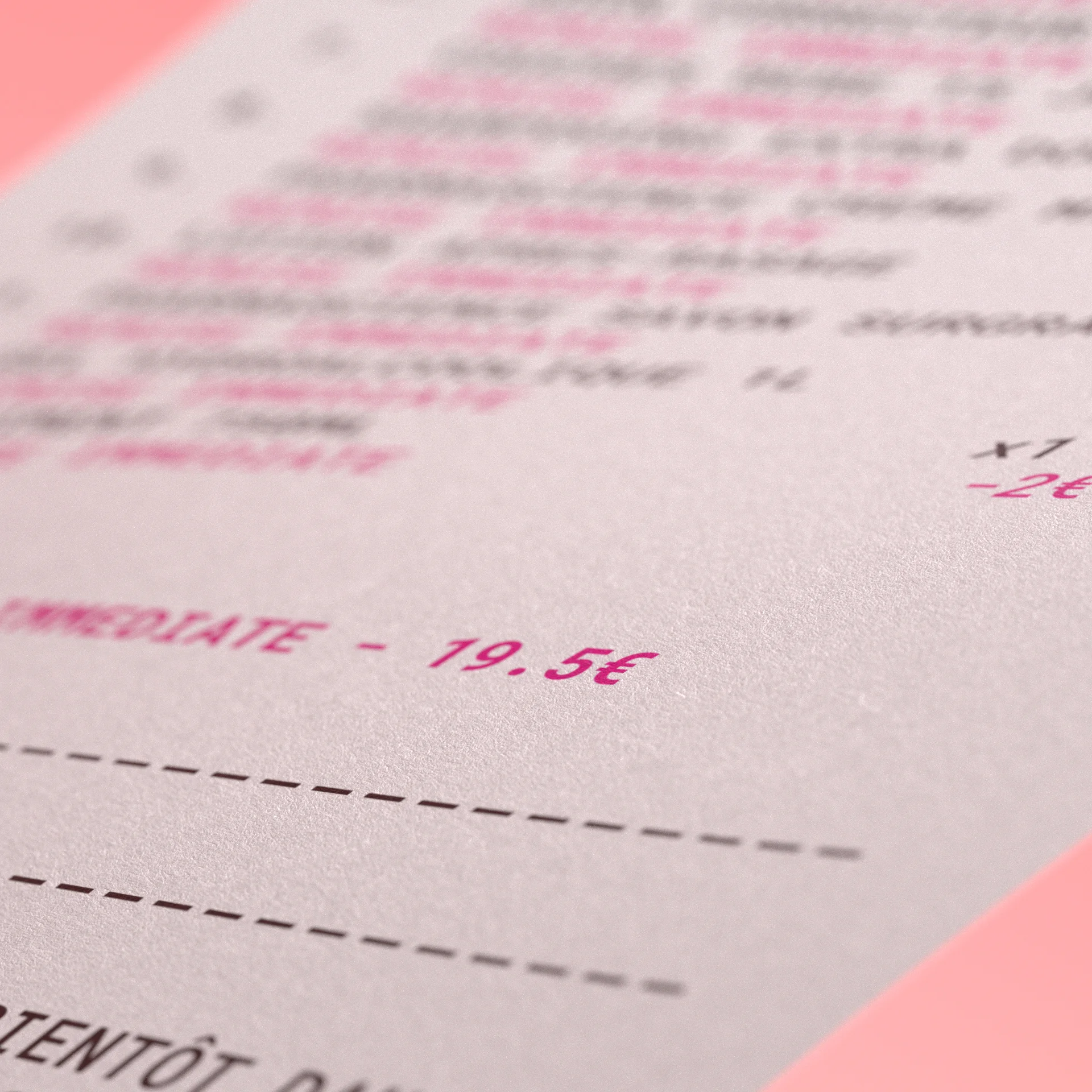 Render study: focus on the discount amount.