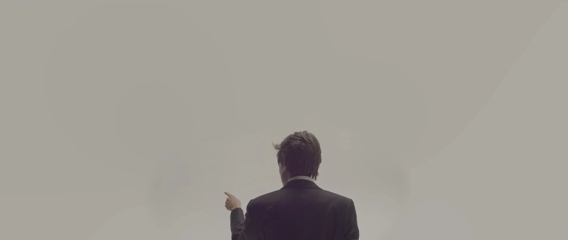 Reference frame: the character’s gesture isolated against a neutral background.