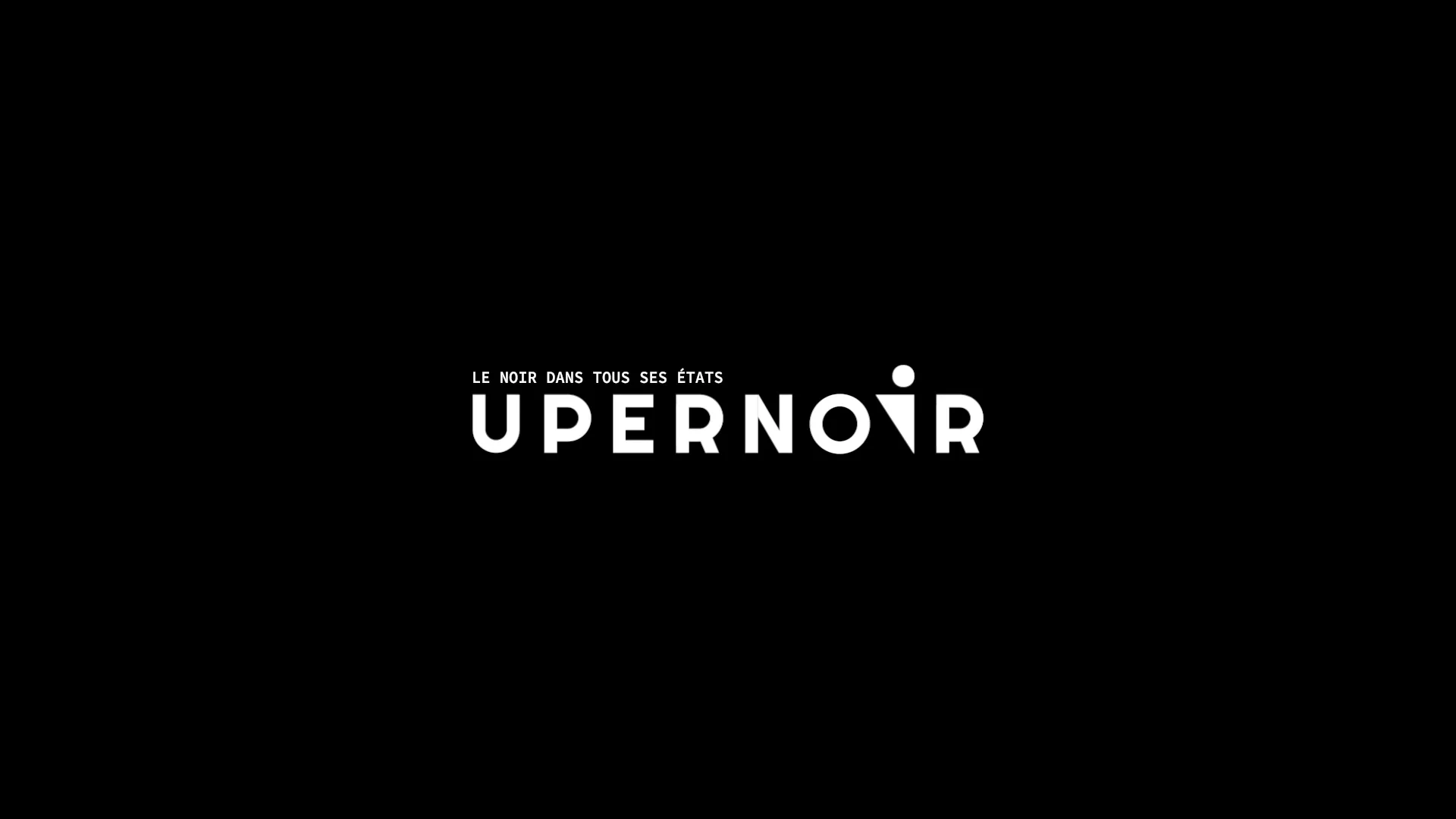 White Upernoir logo on a black background, with the tagline “Black in all its forms”.