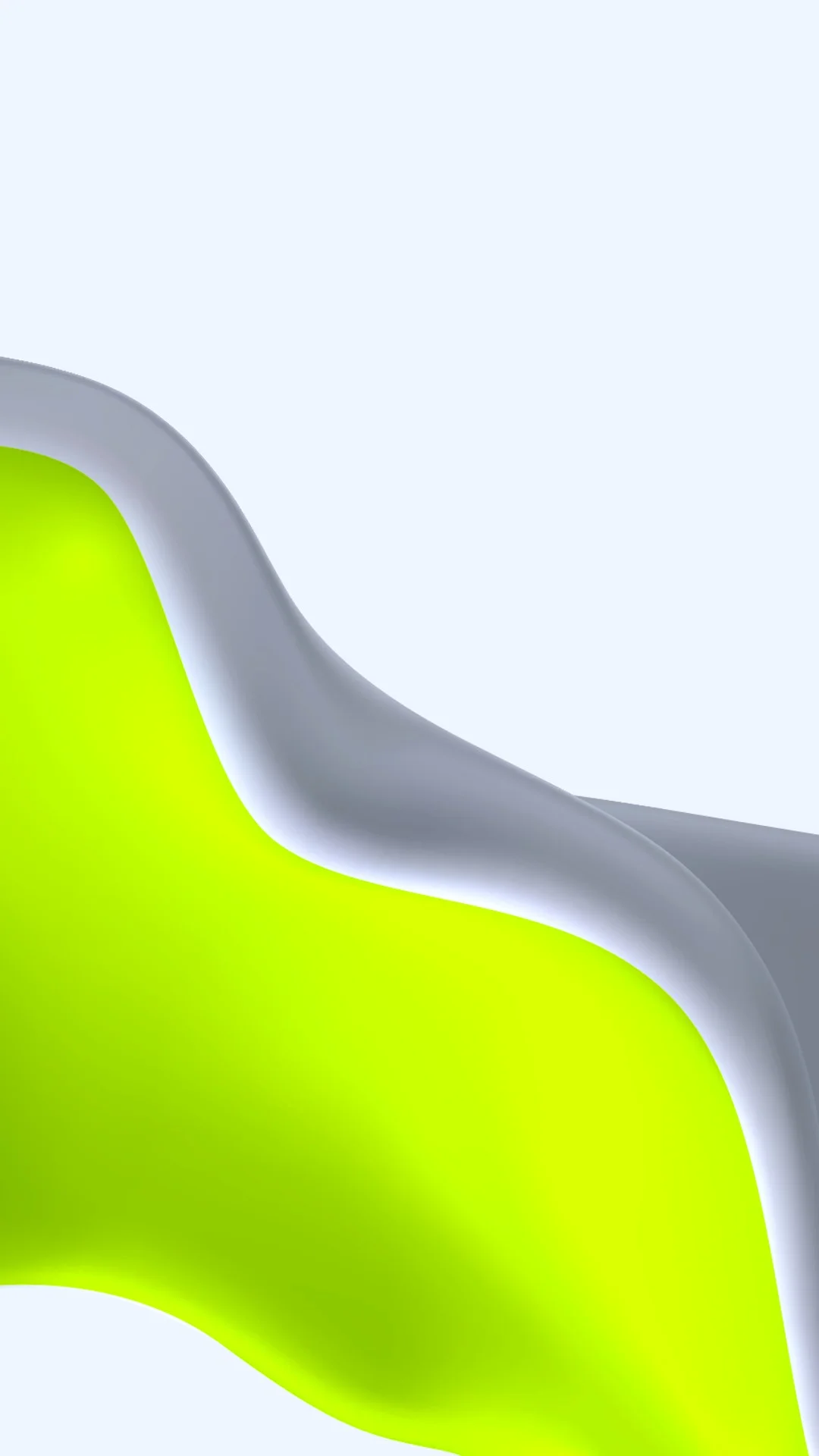 Storyboard, shot 05. Grey and fluorescent-green wave.