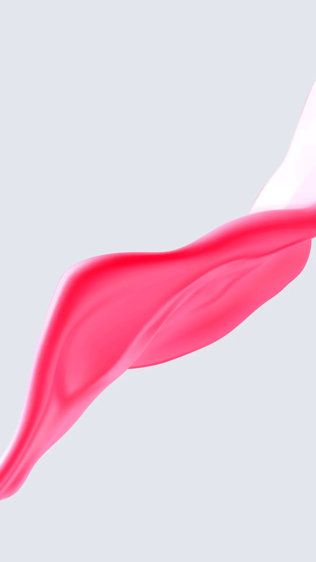 Storyboard, shot 11. Ribbon of pink material.