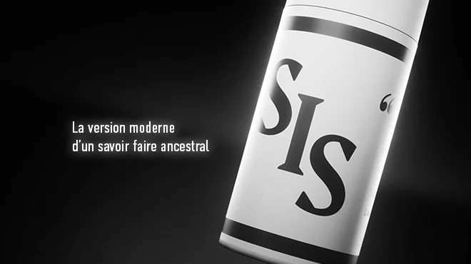 April storyboard: Close-up of the SIS logo with text about ancestral know-how.